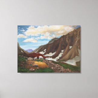 Bergpass im Fernen Norden: Leinwand