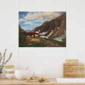 Bergpass im Fernen Norden Poster (Küche)