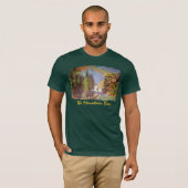 Bergpass-Männerhemd T-Shirt (Vorne ganz)