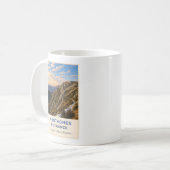 Bergpfad durch die französischen Alpen Kaffeetasse (Vorderseite Links)