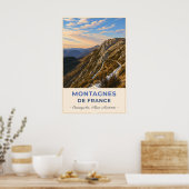 Bergpfad durch die französischen Alpen Poster (Küche)