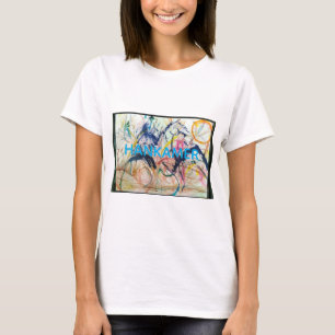 Bergpferd Abstract Jeff Hankamer Artjunkhaus  T-Shirt