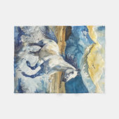 Bergpferd Fleecedecke (Vorderseite (Horizontal))