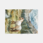 Bergpferd Fleecedecke (Vorderseite (Horizontal))