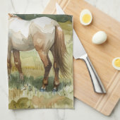 Bergpferd Geschirrtuch (Viertel Falte)