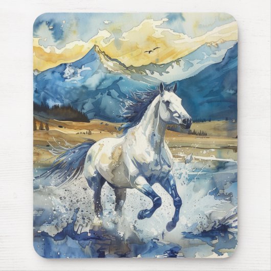 Bergpferd Mousepad (Vorne)