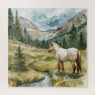 Bergpferd Puzzle