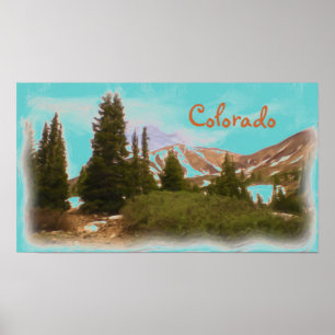 Bergposter Colorado Poster