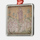 Bergpredigt Silbernes Ornament (Links)