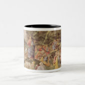 Bergpredigt, vom Sistine Zweifarbige Tasse (Mittel)