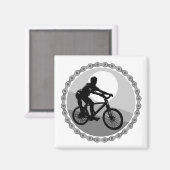 Bergradkettenrad Magnet (Vorderseite/Rückseite)