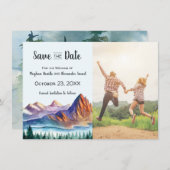 Bergrechtsehen Save the Date mit Foto (Vorne/Hinten)