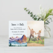 Bergrechtsehen Save the Date mit Foto (Stehend Vorderseite)