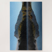 Bergreflektionen im See, 1014 Stück Puzzle (Vertikal)