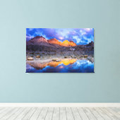 Bergreflexion, Kalifornien Leinwanddruck (Insitu (Holzboden))