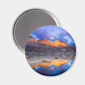 Bergreflexion, Kalifornien Magnet (Vorderseite/Rückseite)