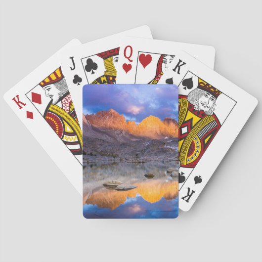 Bergreflexion, Kalifornien Spielkarten (Rückseite)