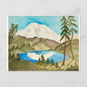 Bergreflexion Postkarte (Vorderseite)