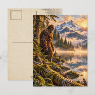 Bergreflexionen Bigfoot Postkarte