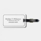 Bergregionen, Norwegen Gepäckanhänger (Rückseite horizontal)