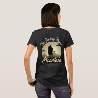 Bergreise-T-Shirt – Abenteuer beginnt Wandern T-Shirt