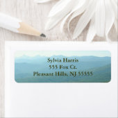 Bergrücken-Adressetiketten (Insitu)