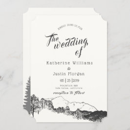 Bergrückzug | Einladung zur Hochzeit