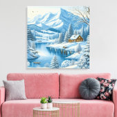 Bergrückzug Leinwanddruck (Insitu (Wohnzimmer))