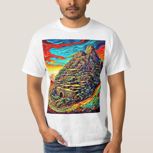 Bergruinen 2 T-Shirt (Vorderseite)