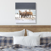 Bergschaf Leinwanddruck (Insitu (Schlafzimmer))