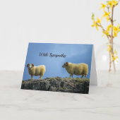 Bergschaf-Sympathiekarte Karte (Gelbe Blume)