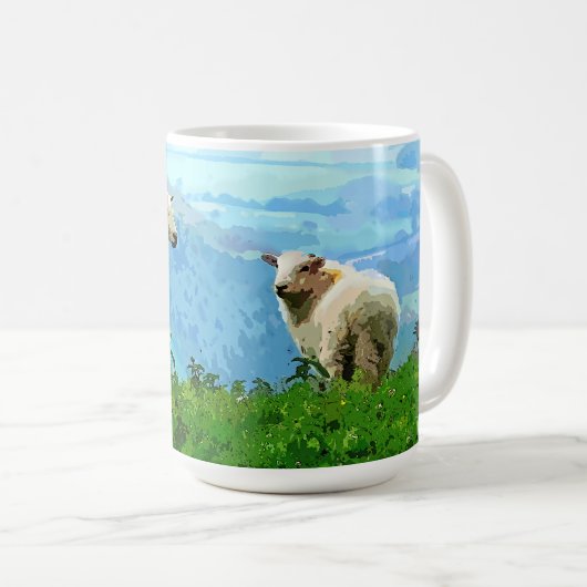 BERGSCHAFT KAFFEETASSE (VorderseiteRechts)