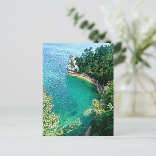 Bergschloss HD Postkarte (Stehend Vorderseite)