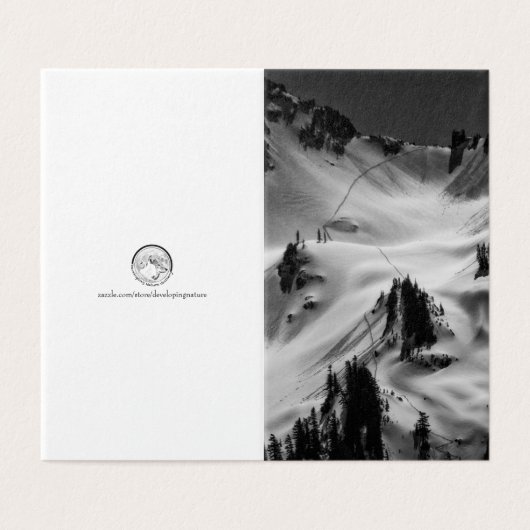 Bergschneeweg (Außenseite Aufgefaltet)