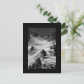 Bergschneeweg Postkarte (Stehend Vorderseite)