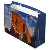 Bergschönheit Große Geschenktüte (Rückseite Schrägansicht)