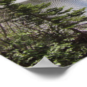 Bergsee am Rocky Mountain Nationalpark Poster (Ecke)