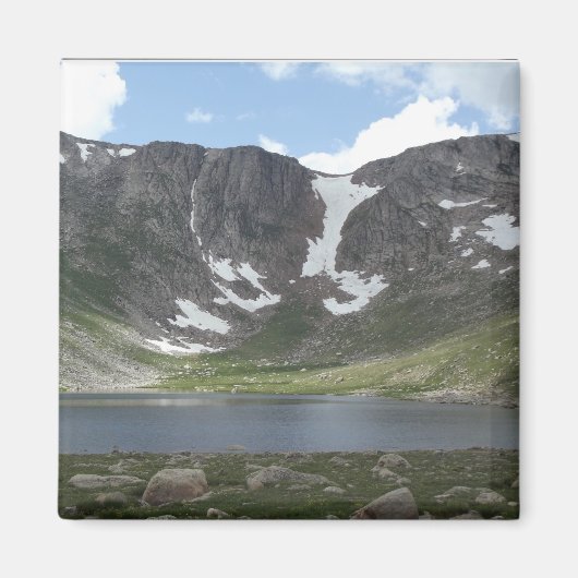 Bergsee auf dem Berg Evans in Colorado Magnet (Vorne)
