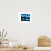 Bergsee-Aussicht Poster (Küche)