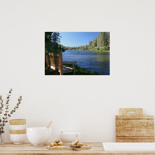Bergsee, Bench Poster (Küche)