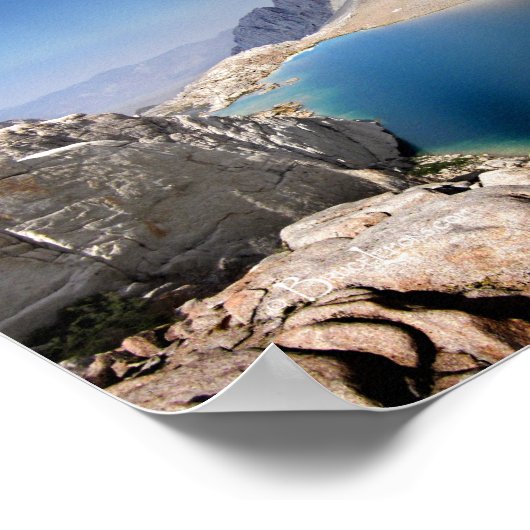 Bergsee - Berg-Whitney-Weg Poster (Ecke)