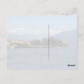Bergsee Como Italien Postkarte (Rückseite)