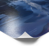Bergsee Fotodruck (Ecke)