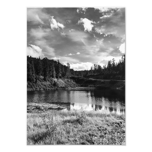 Bergsee Fotodruck (Vorne)