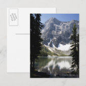 Bergsee Gerahmt durch Bäume Postkarte (Vorne/Hinten)
