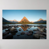 Bergsee | Glacier National Park Poster (Vorne)