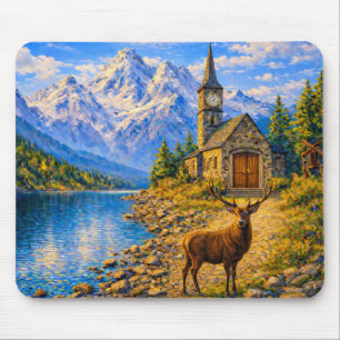 Bergsee Hirsch Kapelle Mauspad