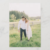 Bergsee Hochzeit Willkommensbrief Programm (Rückseite)