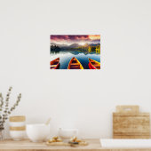 Bergsee im Nationalpark Hohe Tatra 3 Poster (Küche)