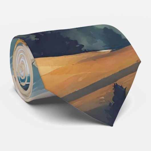 Bergsee Landschaft Krawatte (Gerollt)